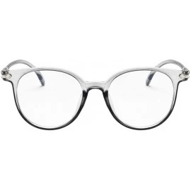 Sport Spectacle Optical Frame Glasses Clear Lens Computer Anti-Radiation Eyeglasses - Gray - C118S66YSDW $9.34