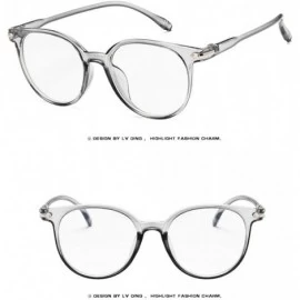 Sport Spectacle Optical Frame Glasses Clear Lens Computer Anti-Radiation Eyeglasses - Gray - C118S66YSDW $9.34