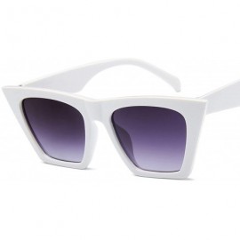 Oval Plastic Vintage Luxury Sunglasses Women Candy Color Lens Glasses Classic Retro Outdoor Travel Lentes De Sol - CA19855NM7...