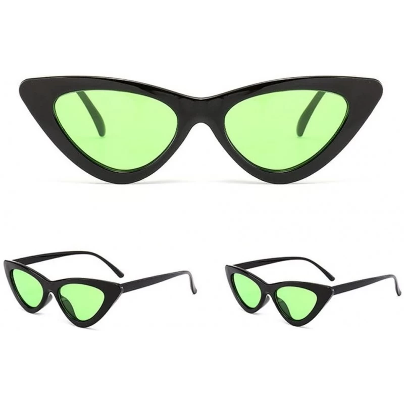 Cat Eye Retro Vintage Fashion Cat Eye Sunglasses for Women Goggles Plastic Frame (E) - E - C8199AX0UCT $10.23