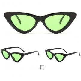 Cat Eye Retro Vintage Fashion Cat Eye Sunglasses for Women Goggles Plastic Frame (E) - E - C8199AX0UCT $10.23