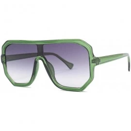 Goggle Sunglasses Women Oversize Flat Top Retro Square Sun Glasses Vintage 2019 Er Female Luxury Oculos UV400 - C4 - CY198AHY...