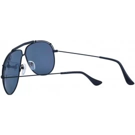 Aviator Premium Military Style Classic Aviator Sunglasses- Polarized- 400% UV protection - Black - CH18CSLLWNL $18.79