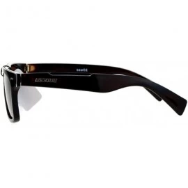 Rectangular Be One Polarized Sunglasses Unisex Classic Square Rectangular Fashion - Brown (Brown) - CB188KML0CQ $13.27