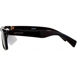 Rectangular Be One Polarized Sunglasses Unisex Classic Square Rectangular Fashion - Brown (Brown) - CB188KML0CQ $23.45