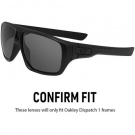 Sport Polarized Iridium Replacement Lenses Dispatch 1 Sunglasses - Multiple Options - Black - C0120X6QI2B $36.49