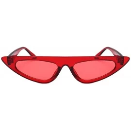 Rimless Stylish Sunglasses for Men Women 100% UV protectionPolarized Sunglasses - Wine Red - CM18S8LMCCE $6.53