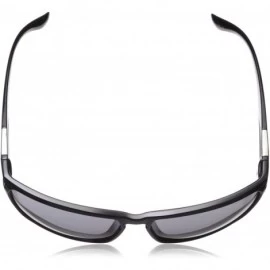 Square Cutout Polarized Sunglasses - Black - CJ11IF8MWRP $32.97