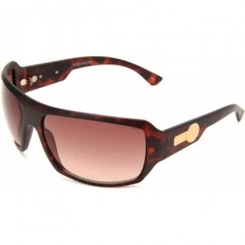Rectangular Men's R1162 Wrap Sunglasses - Tortoise - CW1176184OH $79.63