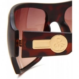 Rectangular Men's R1162 Wrap Sunglasses - Tortoise - CW1176184OH $34.57