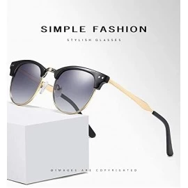 Square Polarized Sunglasses Lighter Design Square Frame 100% UV400 Protection Vintage Driving Men Women Classic Retro - CX198...