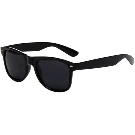 Goggle Classic 80's Vintage Style Design Polarized Sunglasses - Black - CQ12DZL49L3 $18.47