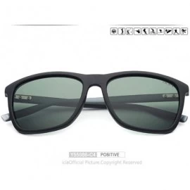Aviator Unisex Square Sunglasses Men Polarized Women Brand Designer Retro Y55086 C1 BOX - Y55086 C4 Box - CB18XDWXSUY $12.81