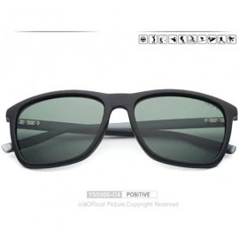 Aviator Unisex Square Sunglasses Men Polarized Women Brand Designer Retro Y55086 C1 BOX - Y55086 C4 Box - CB18XDWXSUY $28.35