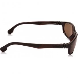 Sport sunglasses (5052-S 4INSP) Matt Brown - Dark Brown - Brown grey black polarised lenses - C918Z3ZH5ZS $44.65
