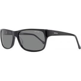 Sport Forza Large Sport Sunglasses with Polarized Lenses (Frame Shiny Black Lens Smoke Polarized- 63 mm) - CP126OAF1YZ $100.82