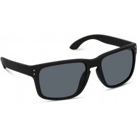 Rimless Square Matte Frame Mirrored Lens Active Sport Rectangular UV Men Sunglasses - Black Frame / Black Lens - CQ12MY4FK29 ...