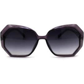 Butterfly Womens Classic 90s Chic Butterfly Plastic Sunglasses - Purple Smoke - CT18ZWQ23Z7 $11.68