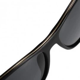 Round HD Polarized Sunglasses for Men and Women Matte Finish Sun Glasses Color Mirror Lens 100% UV Blocking - D - CW197AZZC5W...