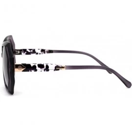 Butterfly Womens Classic 90s Chic Butterfly Plastic Sunglasses - Purple Smoke - CT18ZWQ23Z7 $22.43