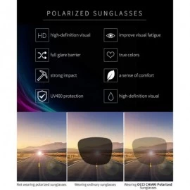 Aviator Classic Cat Eye Polaroid Lens Sunglasses Acetate Frame with Spring Hinges for women - E-gold/Smoke - CM18G42A5LA $13.87