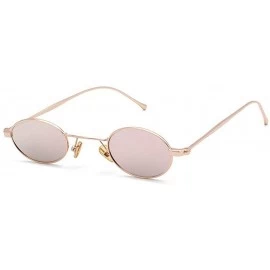 Round 2020 new trend metal personality small box marine film unisex brand designer retro sunglasses - Powder Mercury - CJ192R...