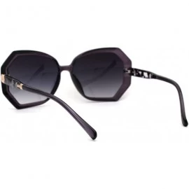 Butterfly Womens Classic 90s Chic Butterfly Plastic Sunglasses - Purple Smoke - CT18ZWQ23Z7 $22.43