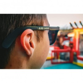 Oval Hockey Stick Sunglasses - Original - 100% UV Protection- Fun Sunglasses for Players and Fans - CJ18LY9EN8Q $21.41