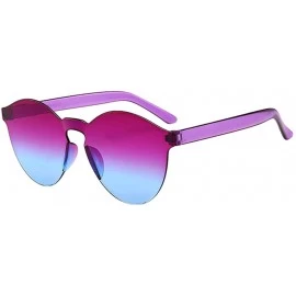 Wrap Sunglasses Frameless Girlfriend Delivery - CE18RS4NLN7 $10.86