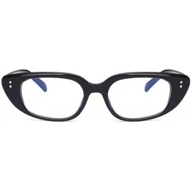 Aviator Fashion Glasses Frame Men Women Vintage Decorative Frames Clear Lenses Transparent Eyewear Optical Plastic - CX198ZZO...