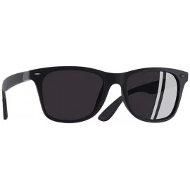 Rimless Polarized Sunglasses Men Women Driving Square Style Sun Male Goggle - C2matte Black - CI194O9UYQU $27.45