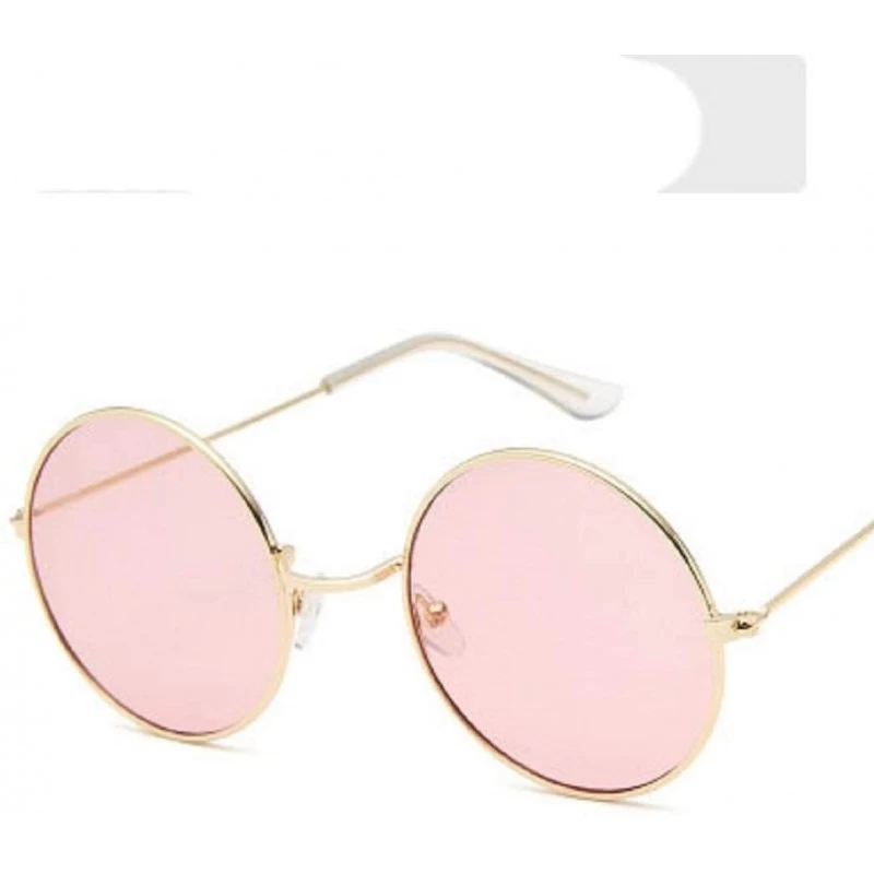 Oversized Gradient Oversize Circle Lens Round Sunglasses - A - CL18RLXNAUW $9.91