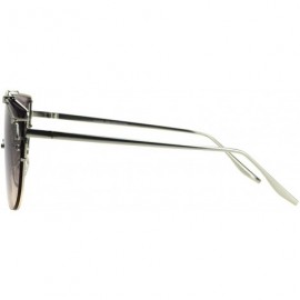 Shield Oceanic Tie Dye Gradient Shield Robotic Futurism Sunglasses - Silver Smoke Yellow - C61863ATSL2 $11.99