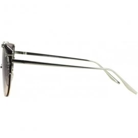 Shield Oceanic Tie Dye Gradient Shield Robotic Futurism Sunglasses - Silver Smoke Yellow - C61863ATSL2 $11.99