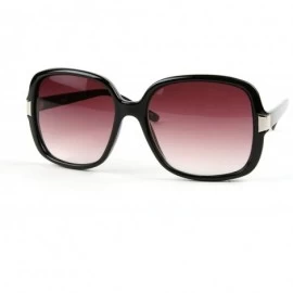 Oversized Women Cat Eye Oversized Sunglasses P3029 - Black Gradient Smoke - CO18ORYQSK8 $10.86