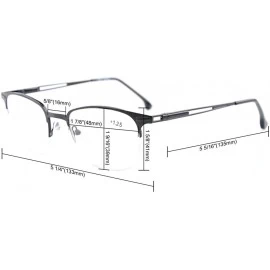 Rectangular Mens Polycarbonate Lens Polarized Sunglasses With Metal Frame Spring Hinges - Mix1 - CC12M7UFVCT $22.23