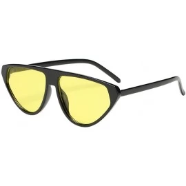 Square Fashion Irregular Shape Sunglasses Eyewear Retro Unisex Make Small Face Sunglasses (C) - C - CZ18R3XMC3S $20.38