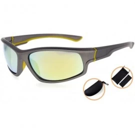 Sport Sports Polycarbonate Polarized Sunglasses TR90 Unbreakable Baseball Running Fishing Driving Golf Softball Hiking - C618...