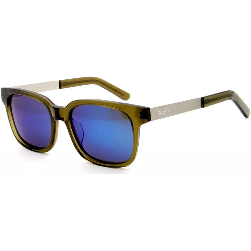 Square Trendy stylish sunglasses for men women UV protective polarized shied lens - Grey - C8188YACR5W $19.81