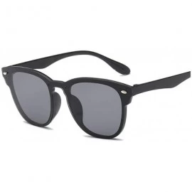 Aviator Fashion Unisex Sunglasses Integrated Windproof Goggle UV 400 Protection HD Lenses with Case - Grey - CL18LDD3IHA $12.87