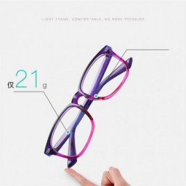 Rimless Blue Light Blocking Glasses Square Nerd Eyeglasses Frame Anti Blue Ray Glasses - Blue - CH193XI34X4 $8.57