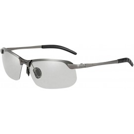 Goggle Unisex Fashion Intelligent Sunglasses Polarized Retro Glasses - Dark Gray - CE197D9ND9I $21.25