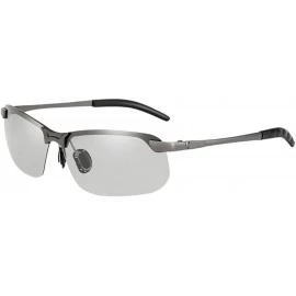 Goggle Unisex Fashion Intelligent Sunglasses Polarized Retro Glasses - Dark Gray - CE197D9ND9I $8.21