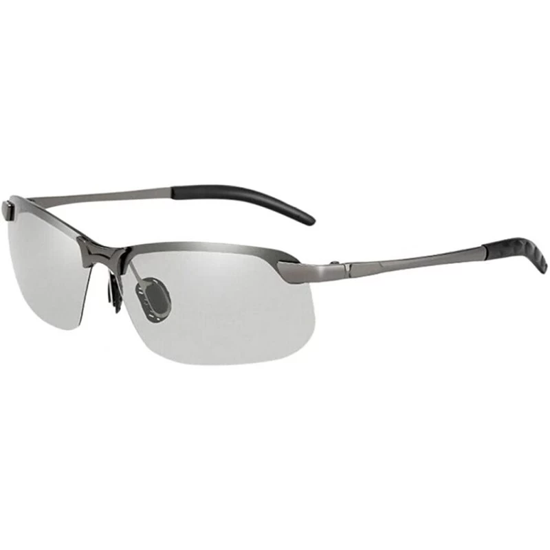 Goggle Unisex Fashion Intelligent Sunglasses Polarized Retro Glasses - Dark Gray - CE197D9ND9I $18.35