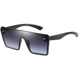 Rimless UV Protection Sunglasses for Women Men Rimless frame Rectangle Plastic Lens Metal Frame Sunglass - B - CA1902Z3DS9 $1...
