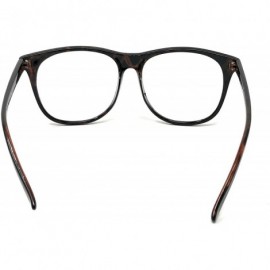 Aviator Nerd Glasses Classic Fashion Frame Clear Lens Square Round Rectangle - Tortoise Tall- Clear - CJ18WYN3790 $10.97