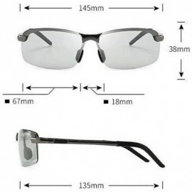 Goggle Unisex Fashion Intelligent Sunglasses Polarized Retro Glasses - Dark Gray - CE197D9ND9I $18.35