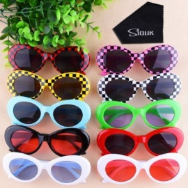 Oversized Pairs Goggles Sunglasses Colors - C318LTZQ5US $11.79