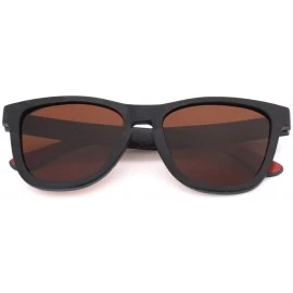 Goggle Personality Sunglasses Polarized Protection - Tea - C818Y4LGXA6 $55.63