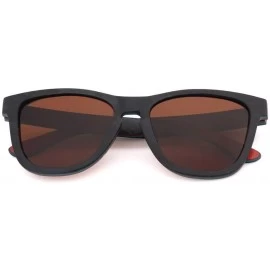 Goggle Personality Sunglasses Polarized Protection - Tea - C818Y4LGXA6 $99.34